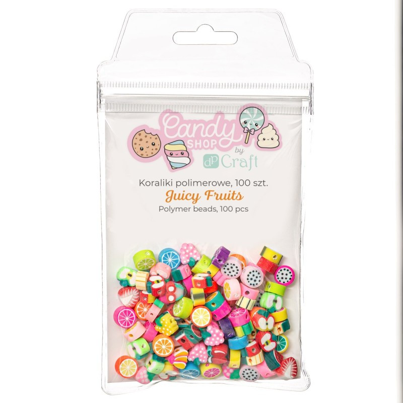 Koraliki polimerowe 100szt - Juicy Fruits GRKO-164 Dalprint
